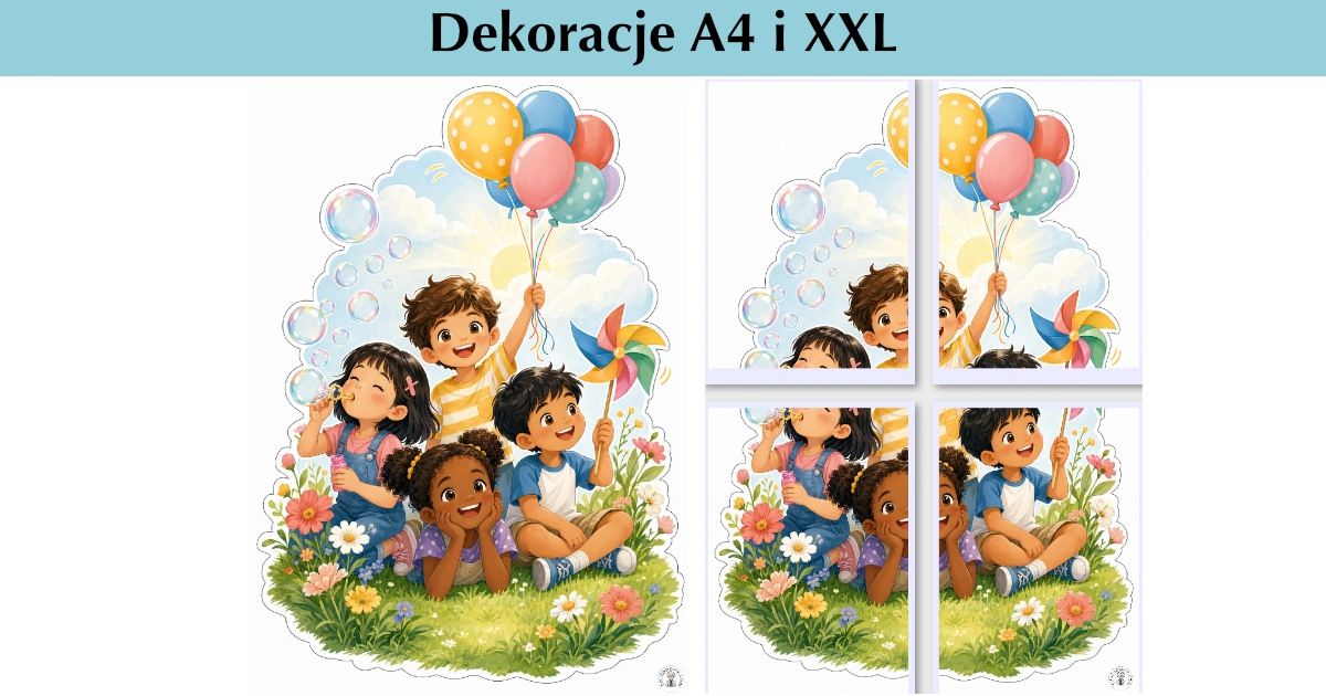 Dekoracje A4 i XXL: Balony i bańki