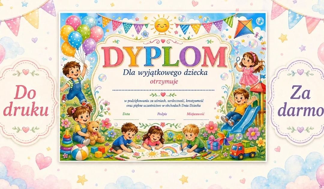 Dyplom: Dzień pełen uśmiechu