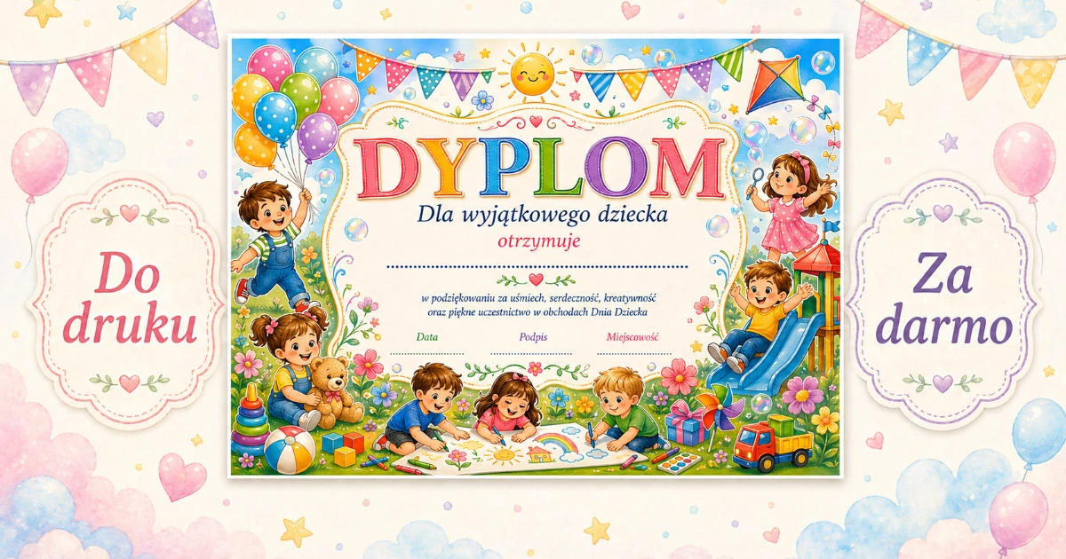 Dyplom: Dzień pełen uśmiechu