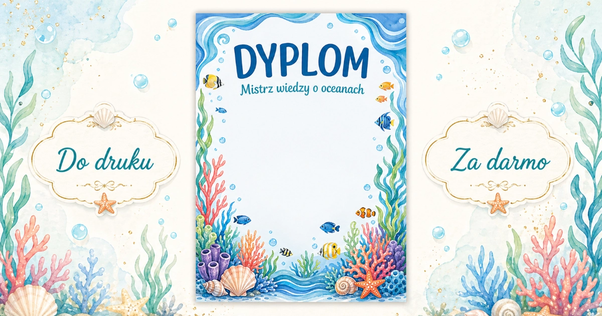 Dyplom: Mistrz wiedzy o oceanach