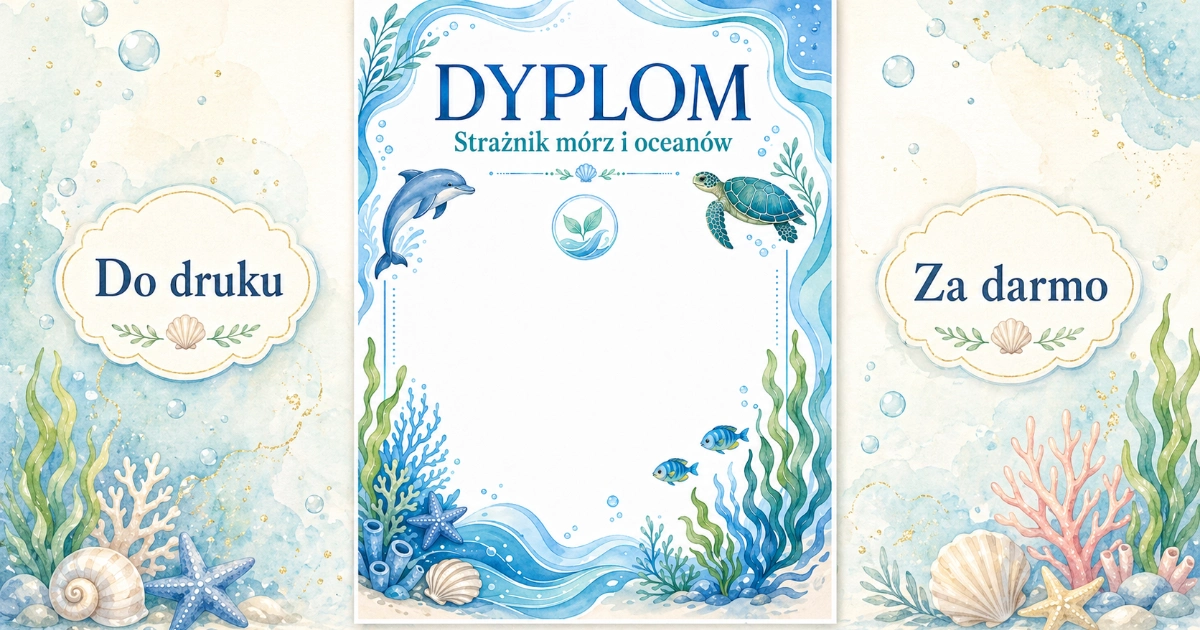 Dyplom: Strażnik mórz i oceanów