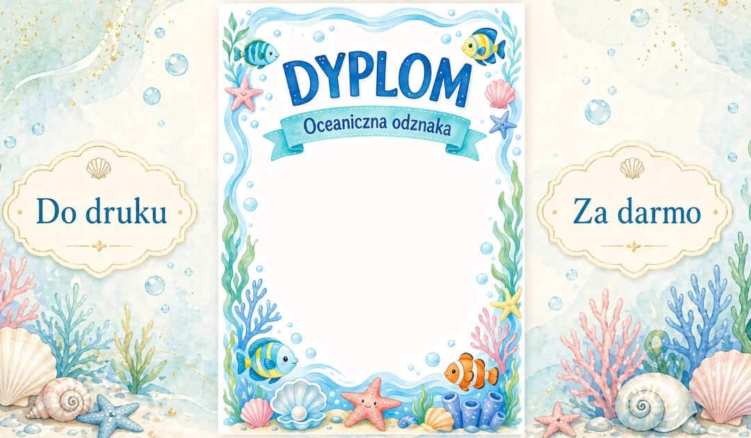 Dyplom: Oceaniczna odznaka
