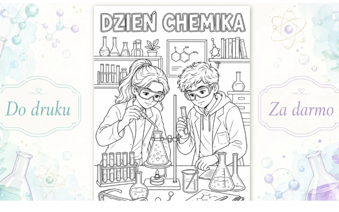 Kolorowanka: Chemiczne odkrycia
