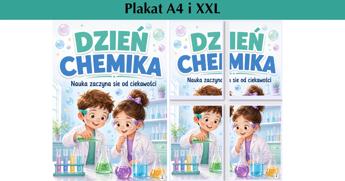 Plakat A4 i XXL: Nauka przez eksperyment