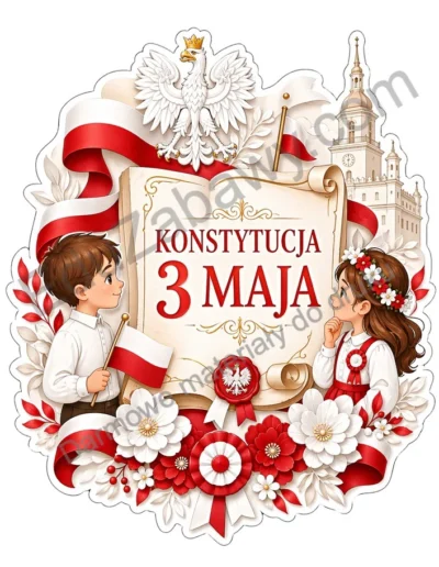 Dekoracje A4 i XXL: Konstytucja 3 Maja 43