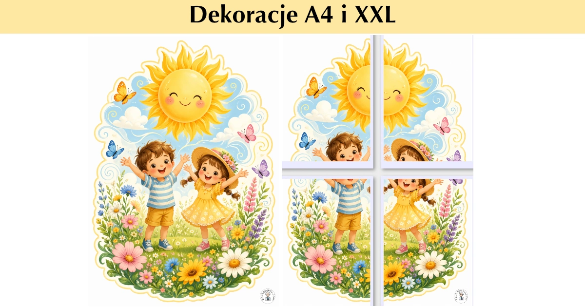 1. Powitanie lata Dekoracje A4 i XXL: Powitanie lata 38