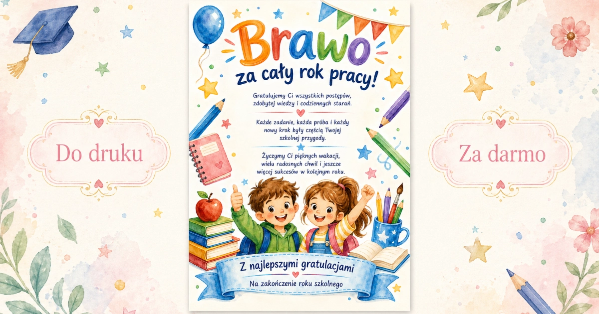 Brawo za cały rok pracy 37