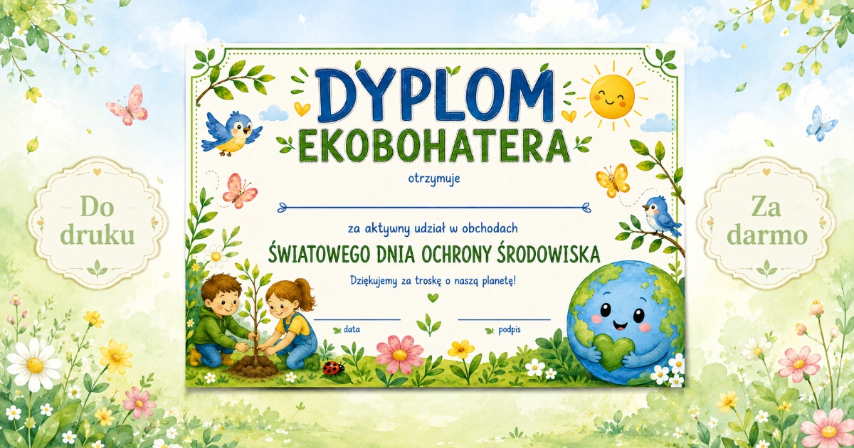 Dyplom Ekobohatera