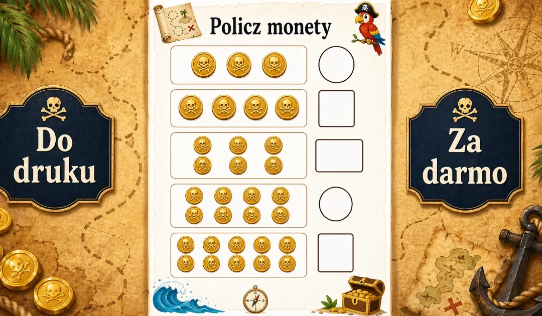 Karta pracy: Policz monety