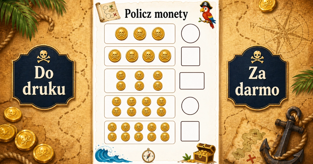 Karta pracy: Policz monety