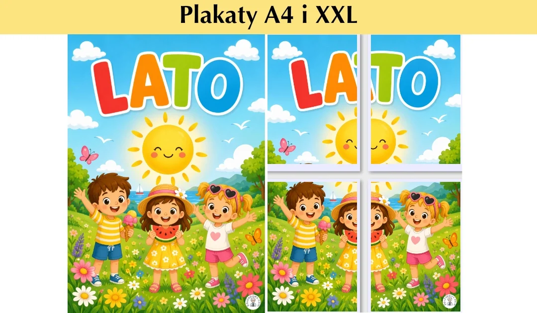 Plakat A4 i XXL: Słoneczny początek
