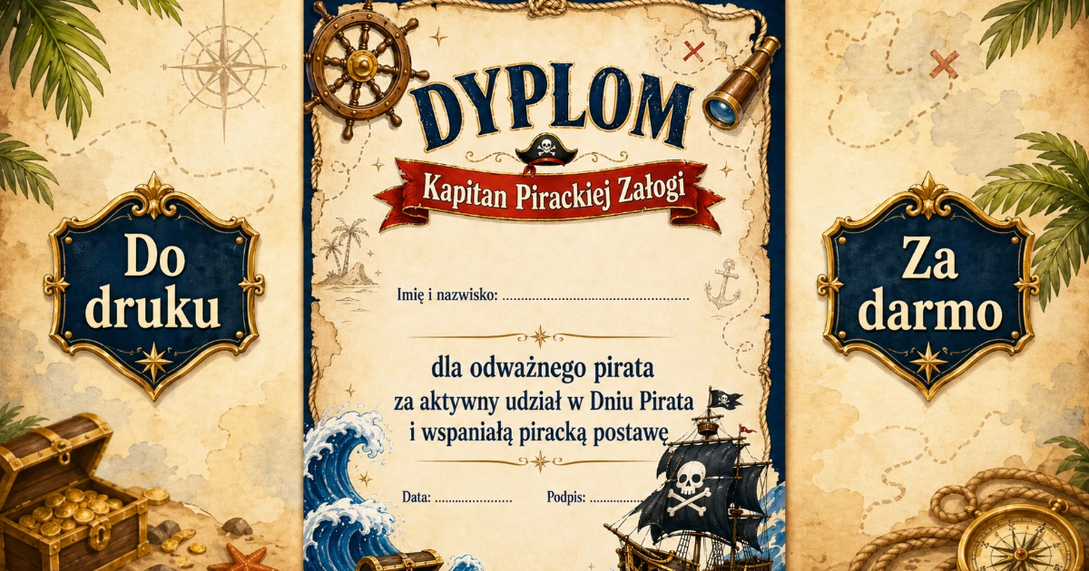 Dyplom: Kapitan Pirackiej Załogi