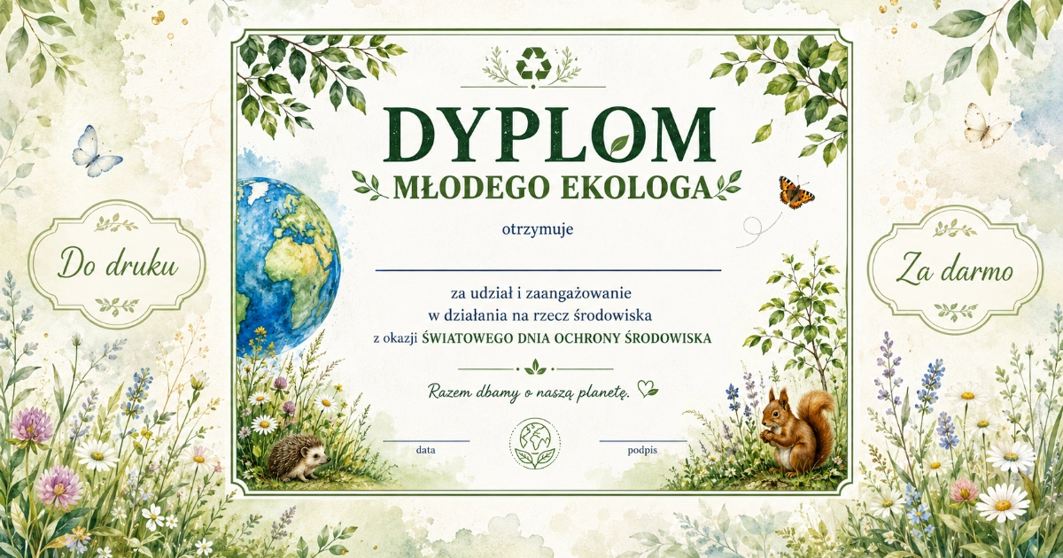 Dyplom Młodego Ekologa