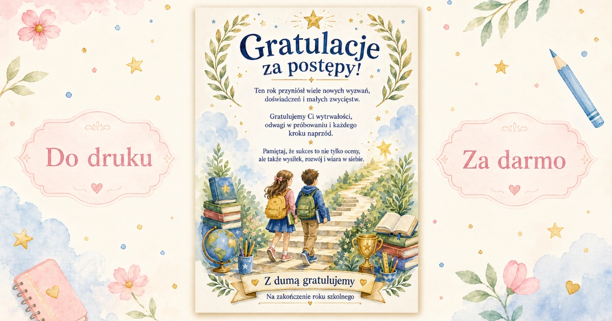 Gratulacje za postępy 37