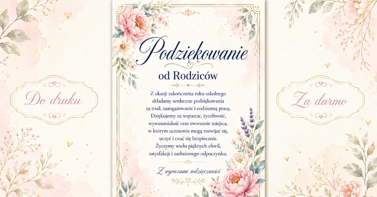 Podziękowanie od Rodziców 38