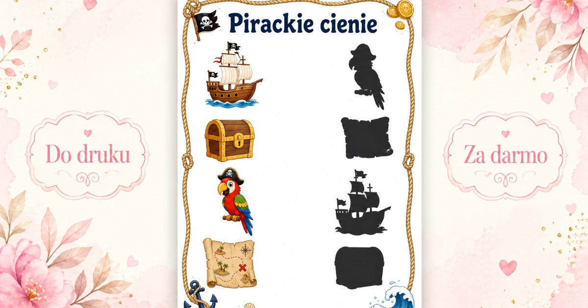 Karta pracy: Pirackie cienie