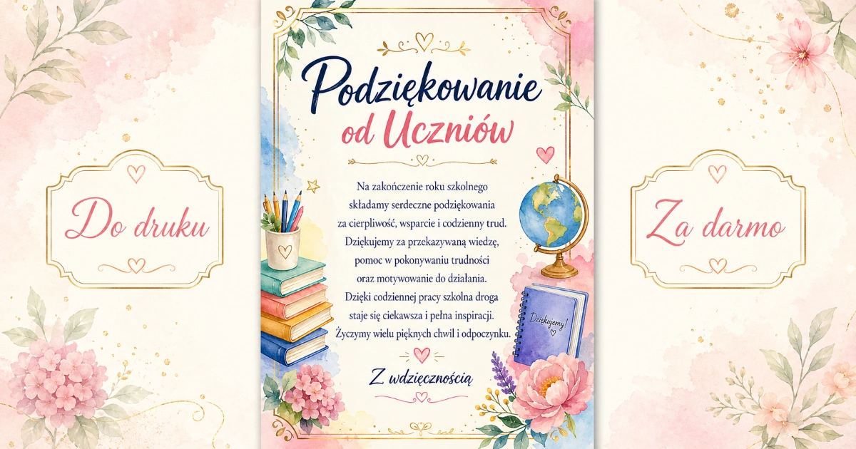 Podziękowanie od Uczniów 37