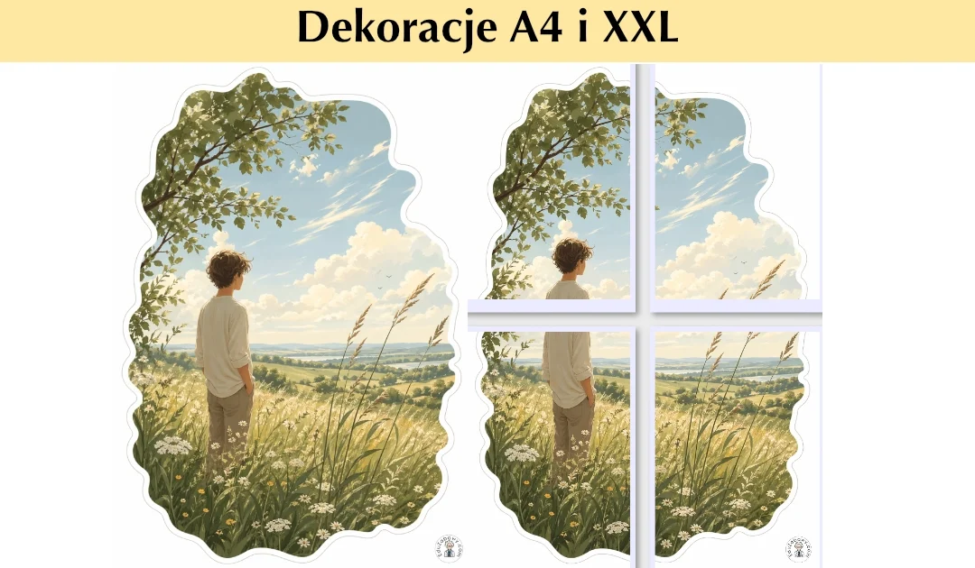 Dekoracje A4 i XXL: Letni horyzont