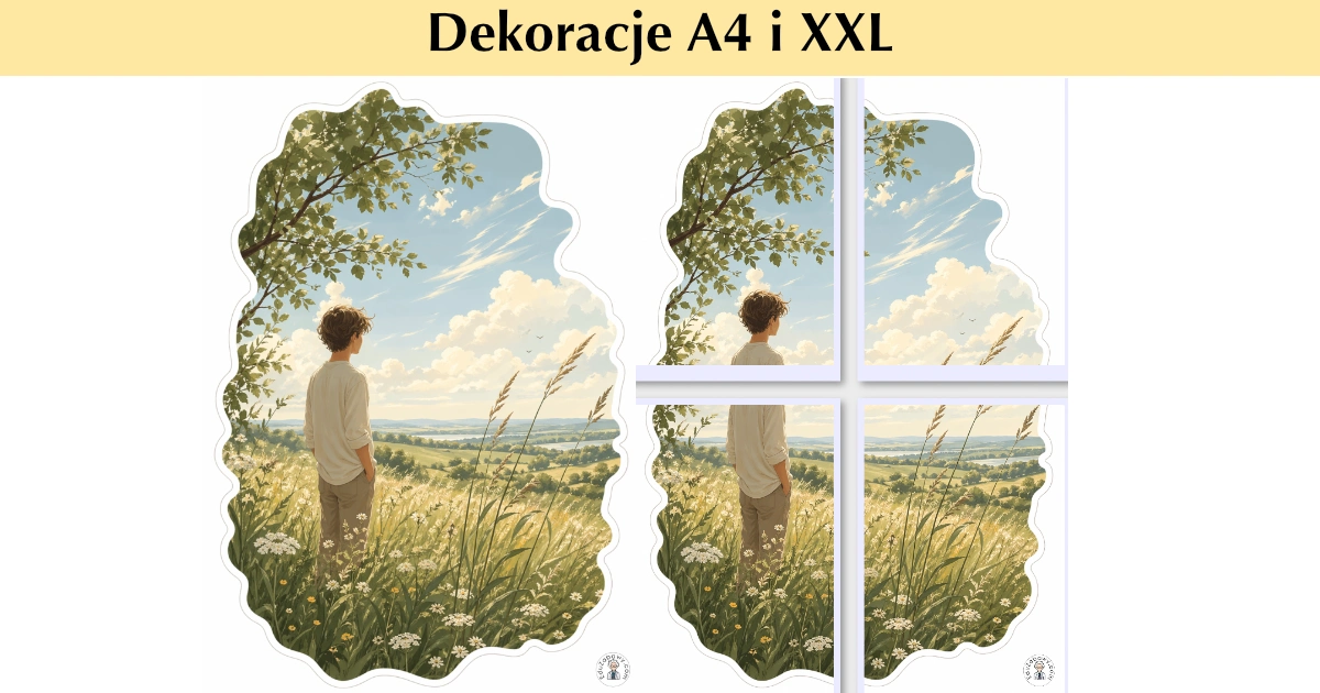Dekoracje A4 i XXL: Letni horyzont
