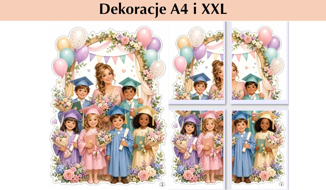 Dekoracje A4 i XXL: Uroczysta scena