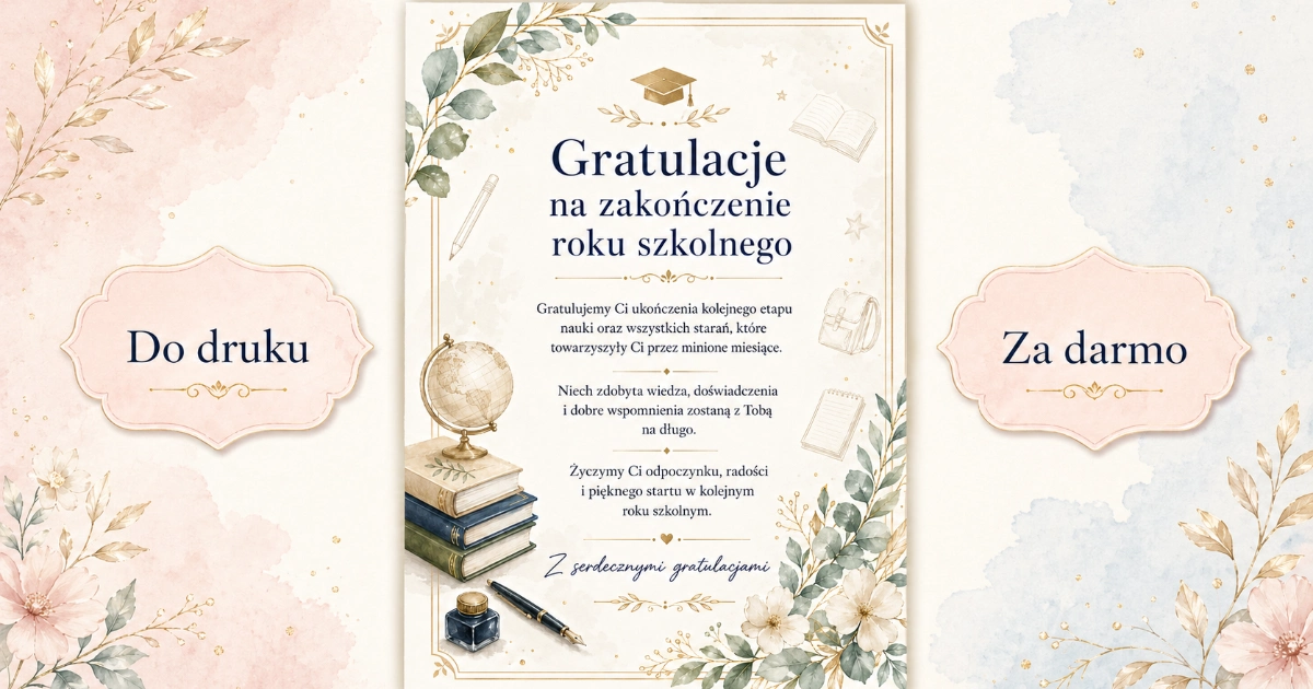 Gratulacje na zakończenie roku szkolnego 38