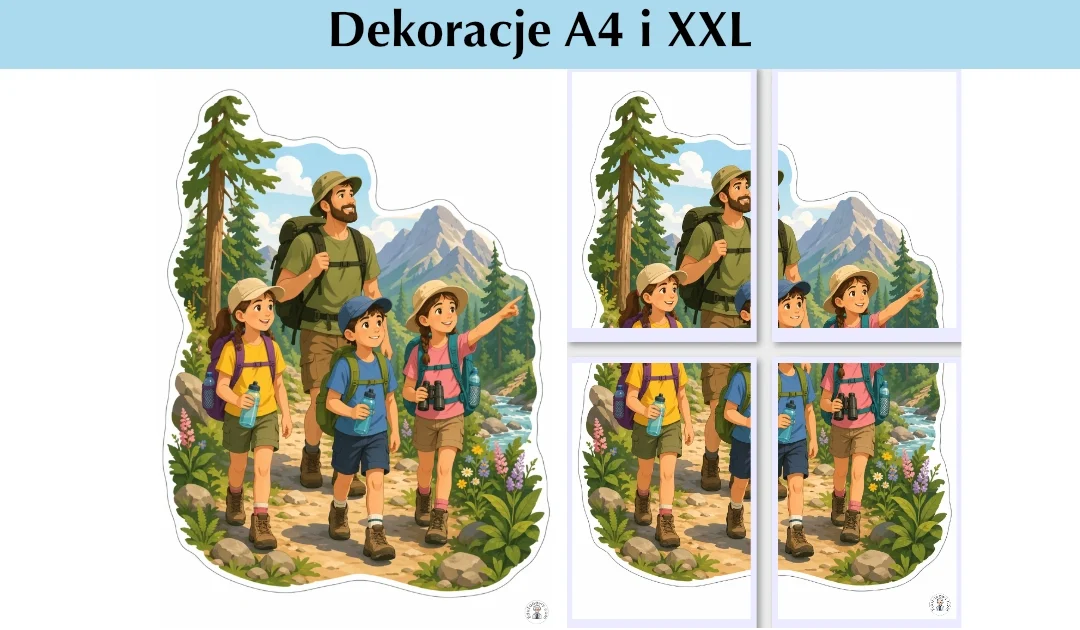 Dekoracje A4 i XXL: Bezpieczna wycieczka