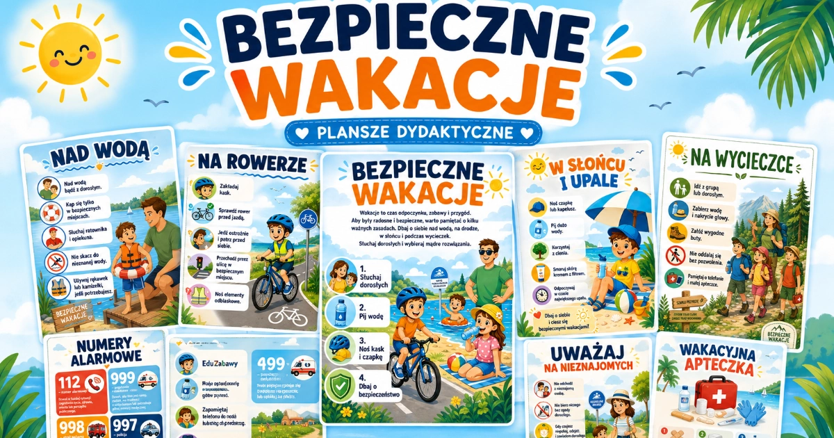 BezpieczneWakacjefb Plansze dydaktyczne: Bezpieczne wakacje 38