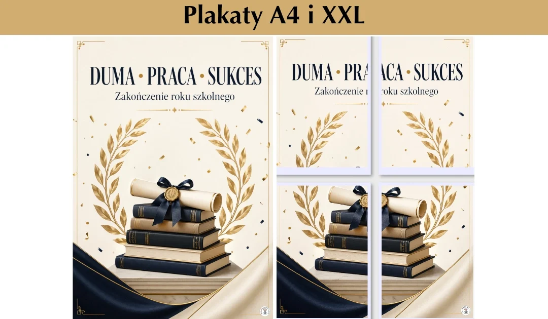 Plakat A4 i XXL: Duma, praca, sukces