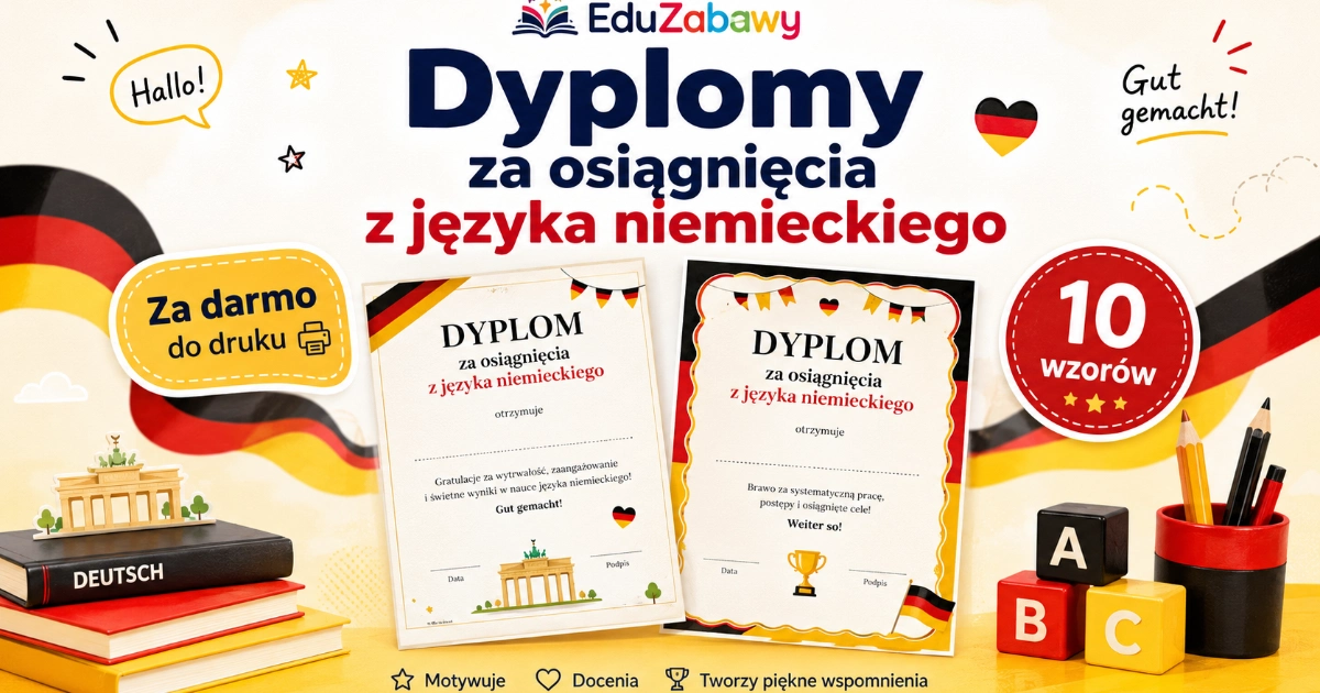 Dyplom za osiągnięcia z języka niemieckiego