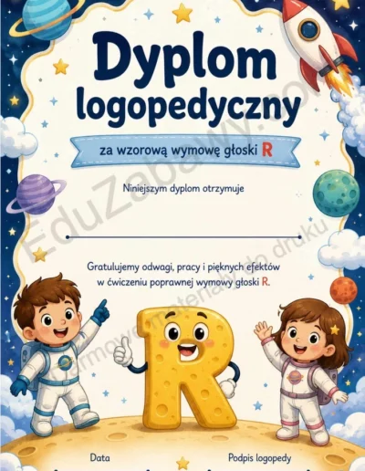Dyplomy za wymowę głoski R 39