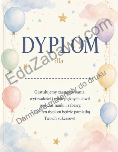 Dyplomy uniwersalne (pionowe) 40
