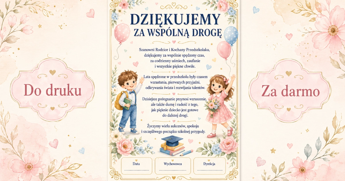 Dziękujemy za wspólną drogę