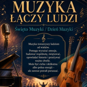 Gazetka szkolna na Dzień muzyki