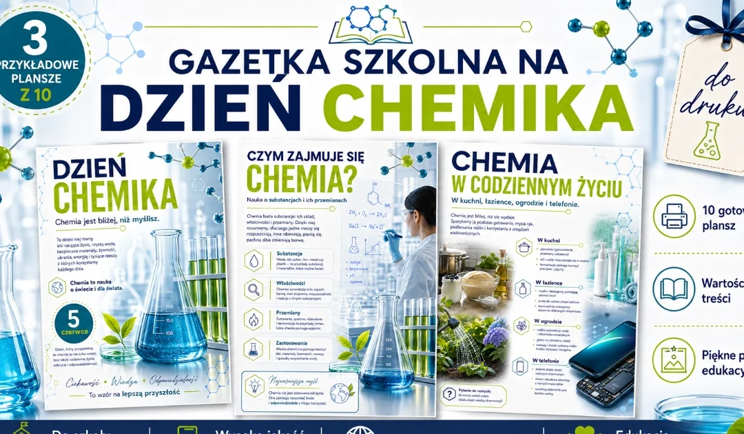 Gazetka szkolna: Dzień chemika