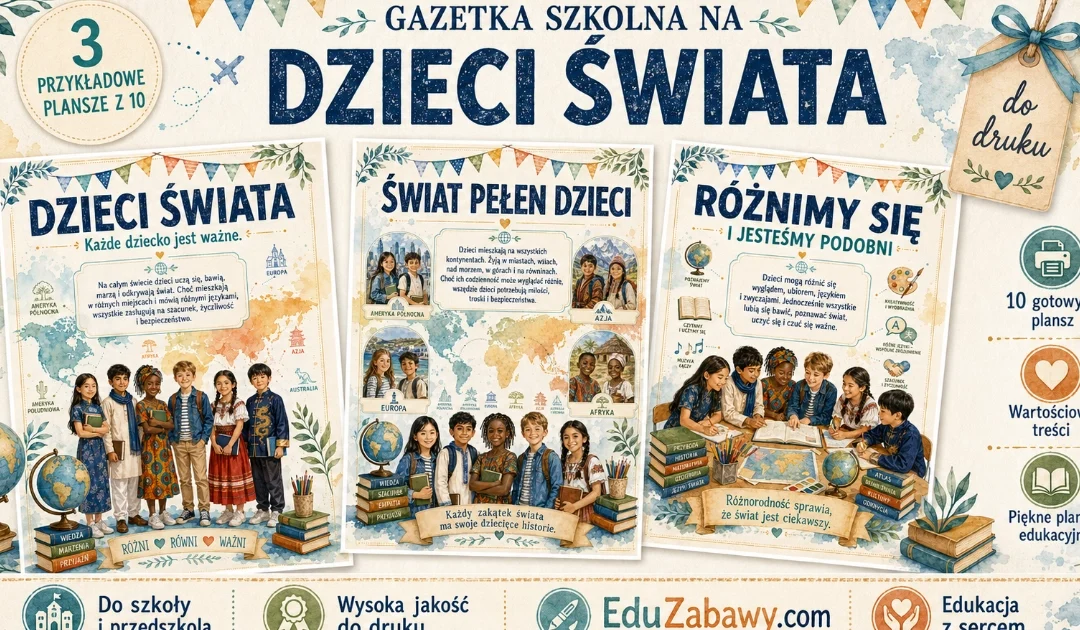 Gazetka szkolna: Dzieci świata