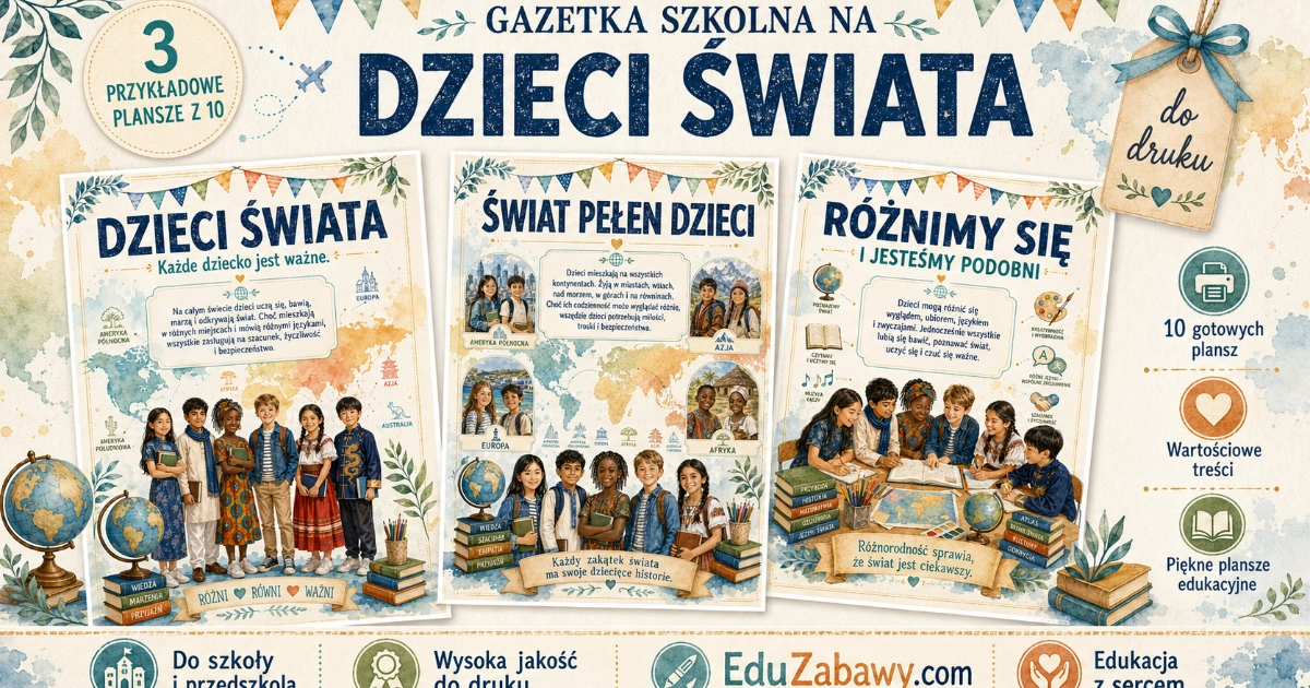 Gazetka szkolna: Dzieci świata