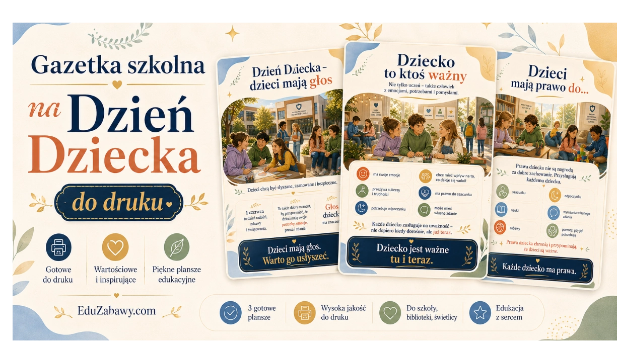 Gazetka szkolna: Dzień Dziecka