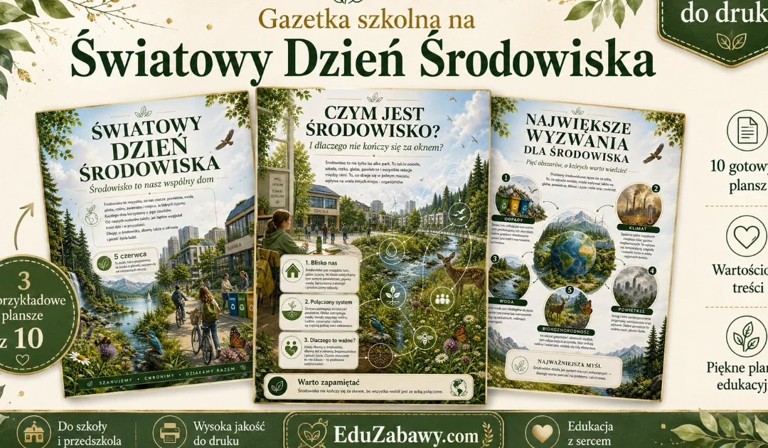Gazetka szkolna: Światowy Dzień Środowiska