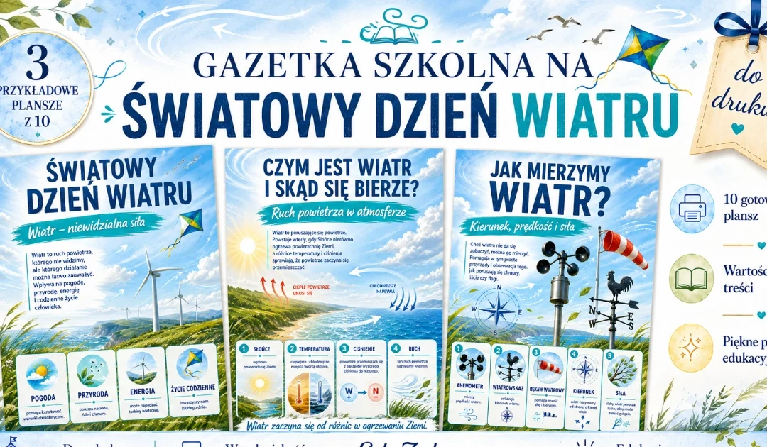 Gazetka szkolna: Dzień wiatru
