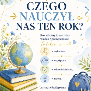 Gazetka szkolna na zakończenie roku