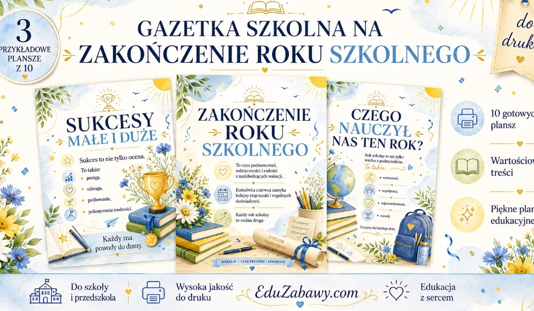 Gazetka szkolna: Zakończenie roku szkolnego