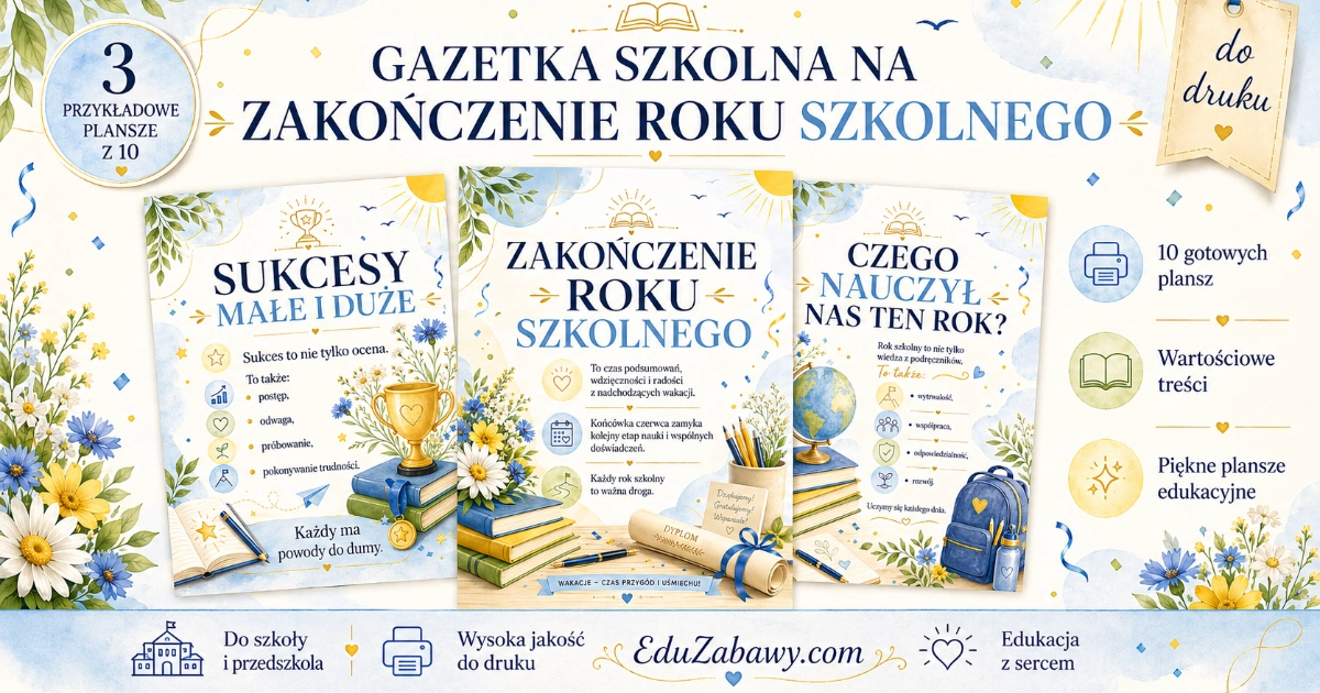 Gazetka szkolna: Zakończenie roku szkolnego