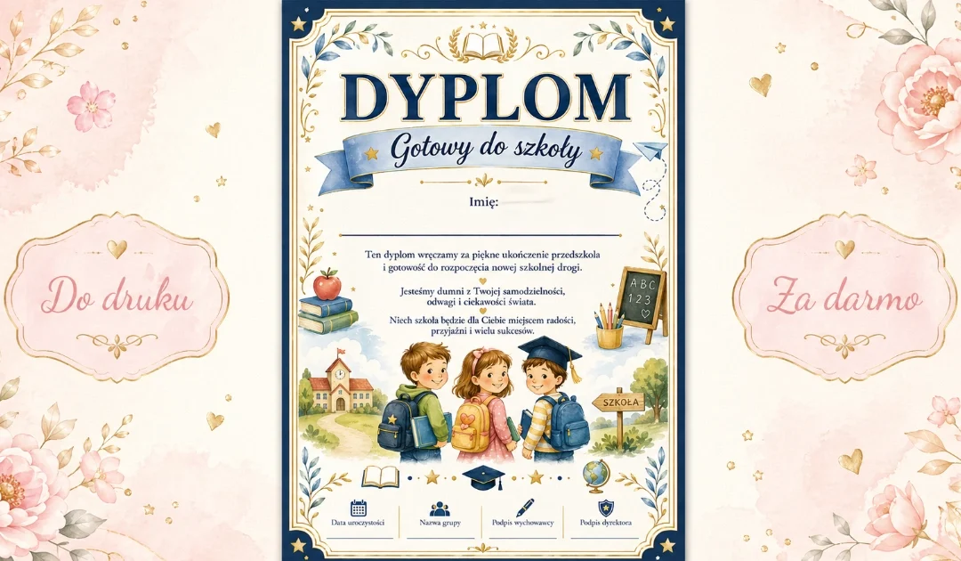 Dyplom: Gotowy do szkoły