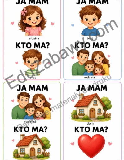 Karty pracy: Ja mam, kto ma: Rodzina 38
