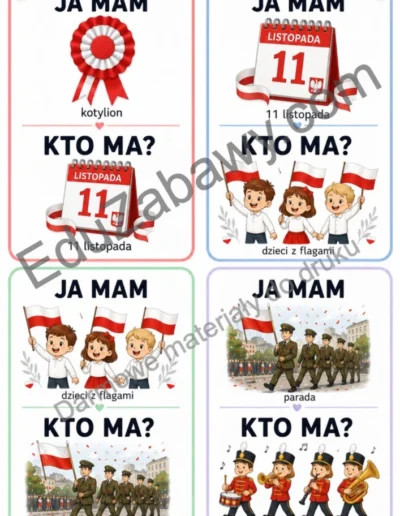 Karty pracy: Ja mam, kto ma: Patriotyczne 41