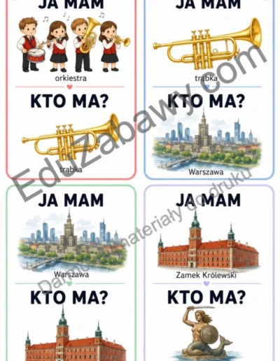 Karty pracy: Ja mam, kto ma: Patriotyczne 40