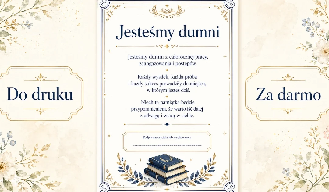Wkładka: Jesteśmy dumni