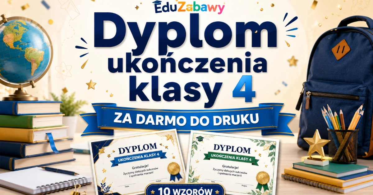Dyplom ukończenia klasy 4