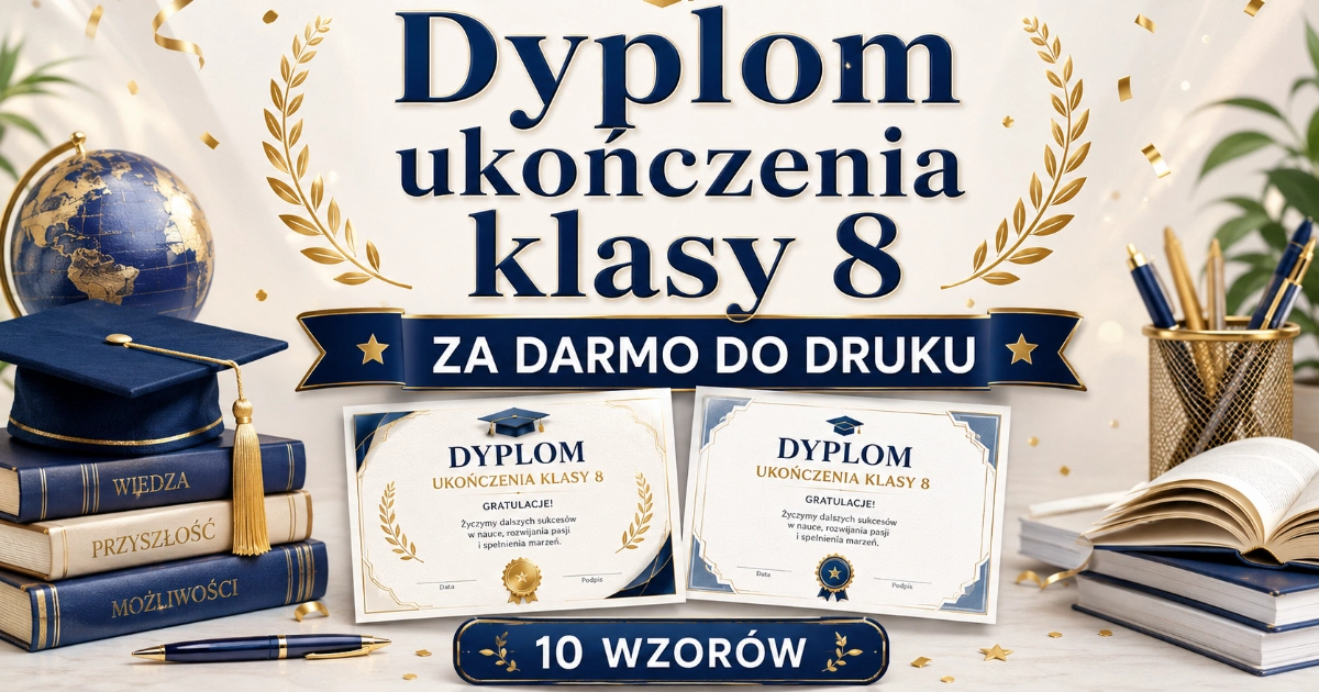 Dyplom ukończenia klasy 8