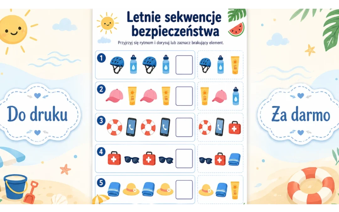 Karta pracy: Letnie sekwencje bezpieczeństwa